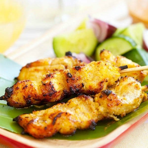 Order four Chicken Satay food online from The Memory Thai store, Las Vegas on bringmethat.com