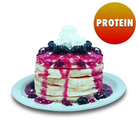 Order PRO Berries - PRO Full (5 Pancakes) food online from We Pancakes store, Midwest City on bringmethat.com