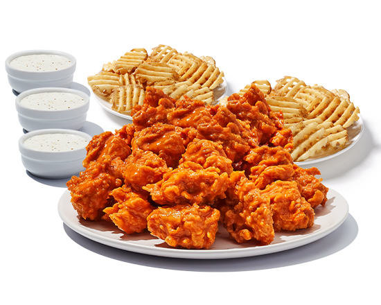 Order 30pc Boneless WIngs Party Pack food online from Hoots Wings store, Decatur on bringmethat.com