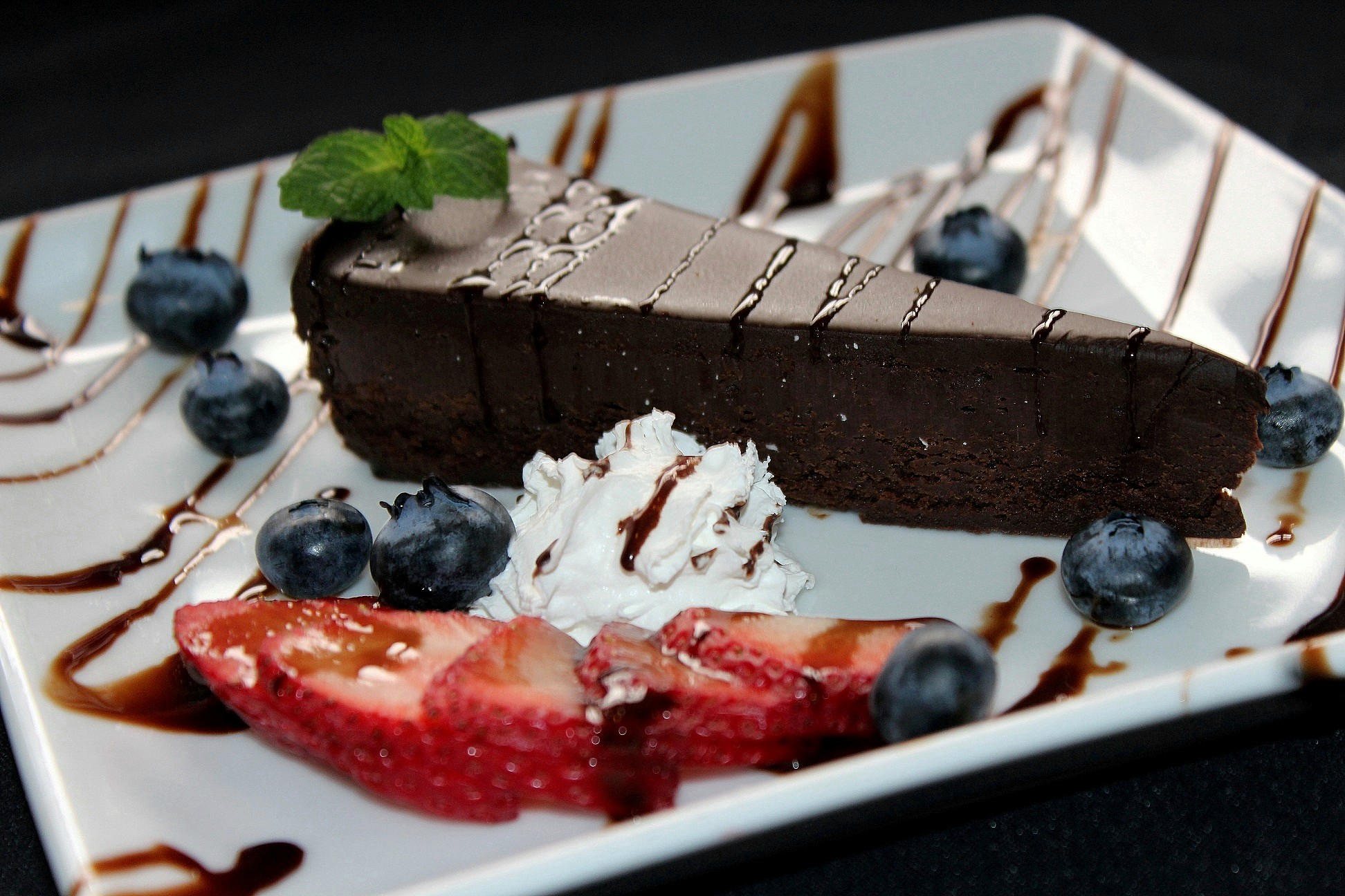 Order Flourless Triple Chocolate Torte food online from High Park Tap House store, Mission Viejo on bringmethat.com