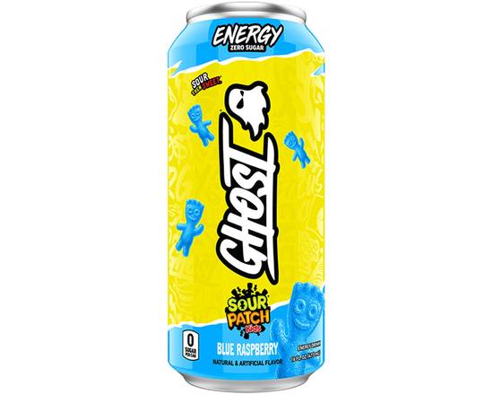 Order Ghost Blue Raspberry 16oz food online from Chevron Extramile store, Los Angeles on bringmethat.com