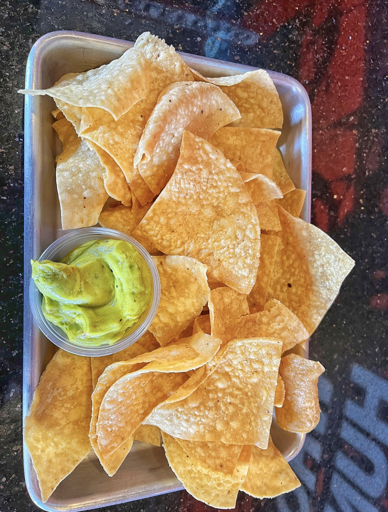 Order guacamole and chips food online from The Taco Spot store, Chandler on bringmethat.com