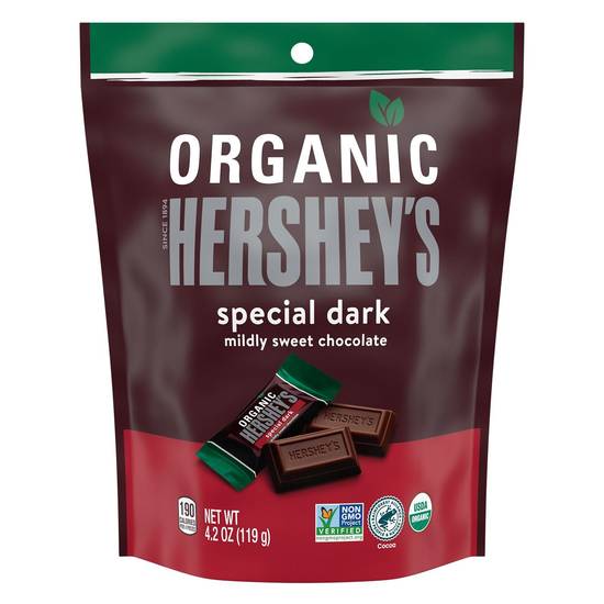 Order Hershey's Individually Wrapped Organic Special Dark Chocolate Candy Bars, 4.2 OZ food online from Cvs store, ARCADIA on bringmethat.com