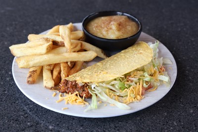 Order Kid's Taco food online from Tumbleweed Tex Mex Grill store, New Albany on bringmethat.com