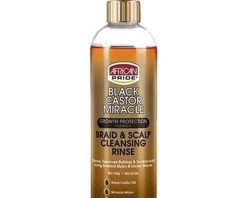Order African Pride Black Castor Miracle Braid & Scalp Cleansing Rinse 12 fl oz food online from iDa Beauty Supply Store store, Middletown on bringmethat.com