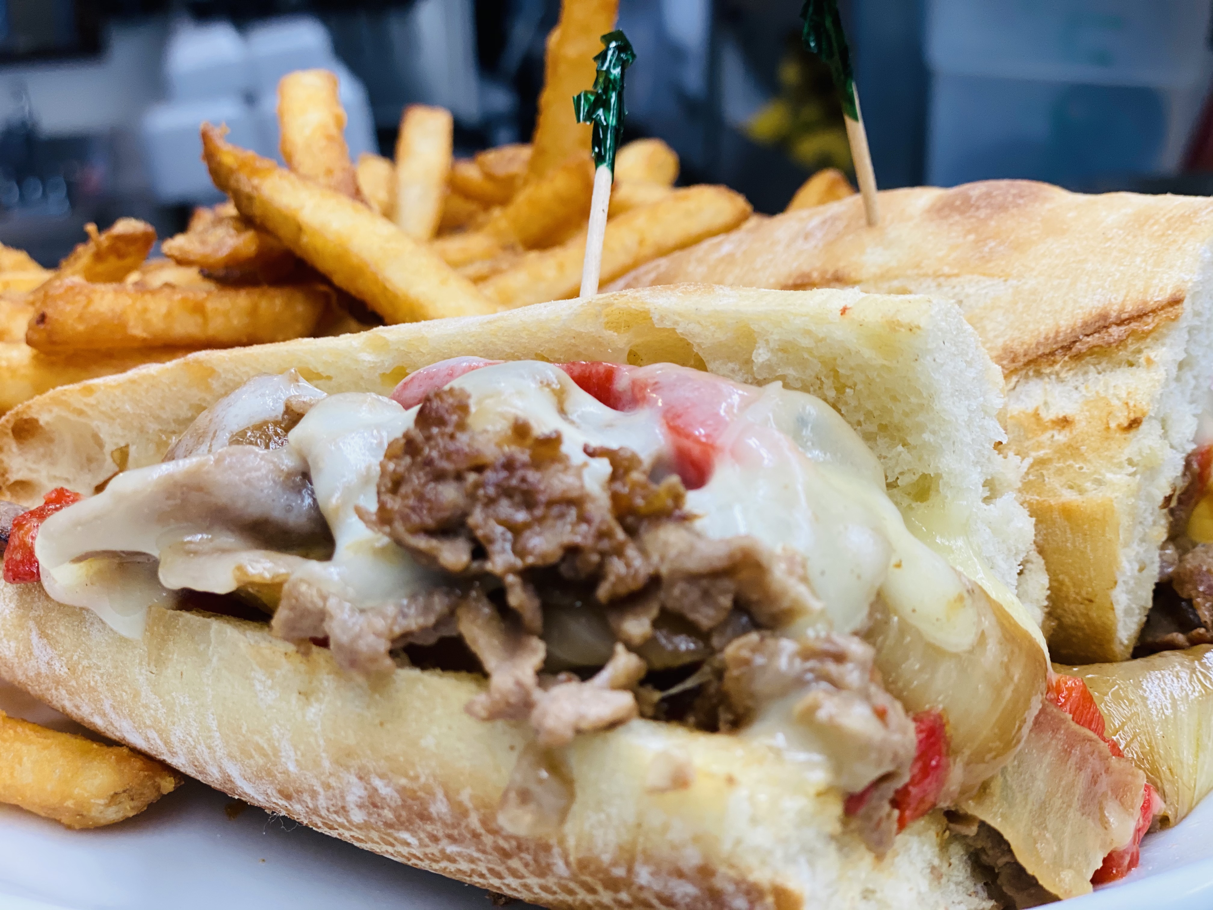 Order Ssc's Philly Cheese Steak food online from State Street Cafe store, North Haven on bringmethat.com