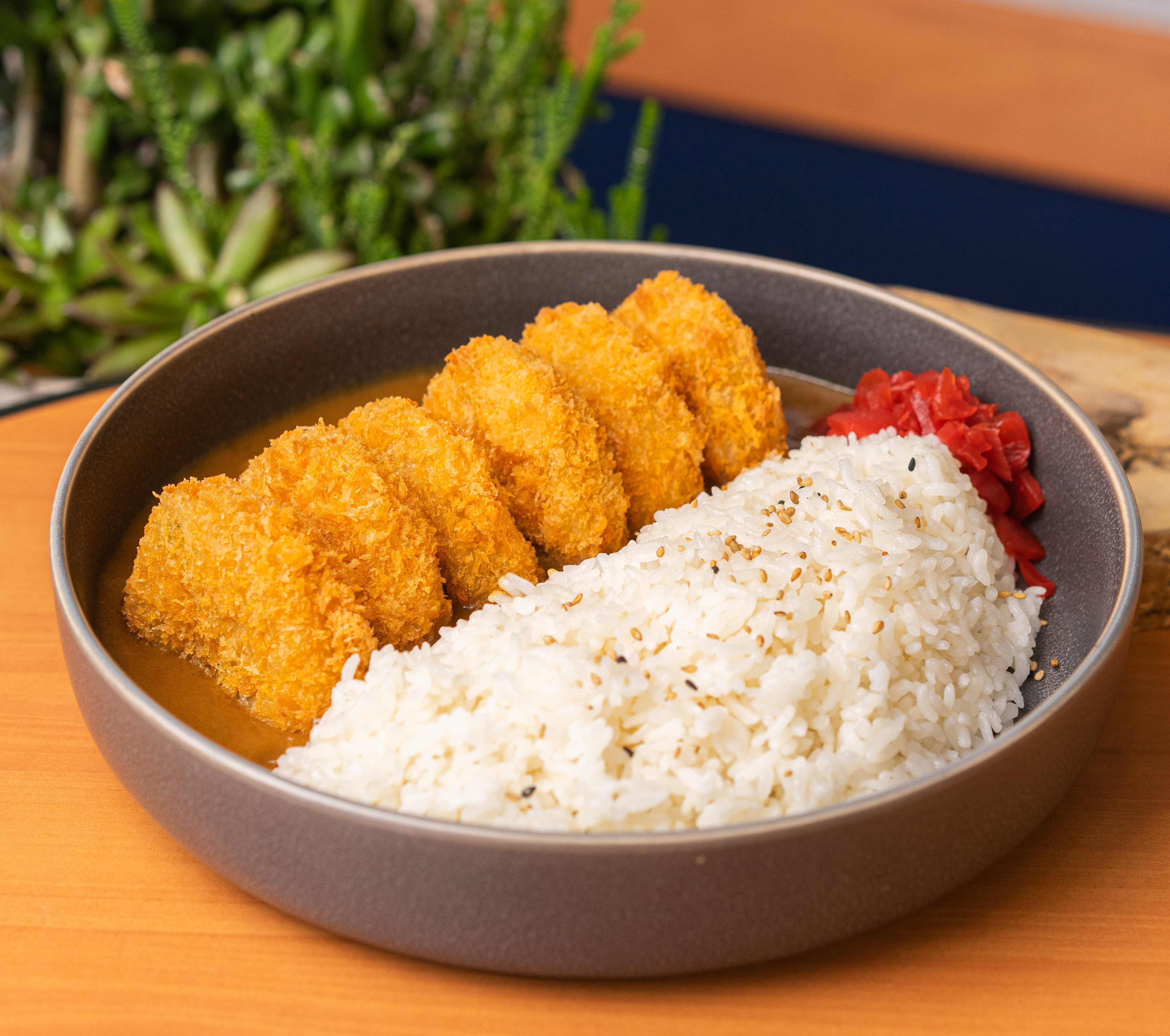 Order Vegetable Croquette Curry food online from O Maki Rolls + Teriyaki store, Seattle on bringmethat.com
