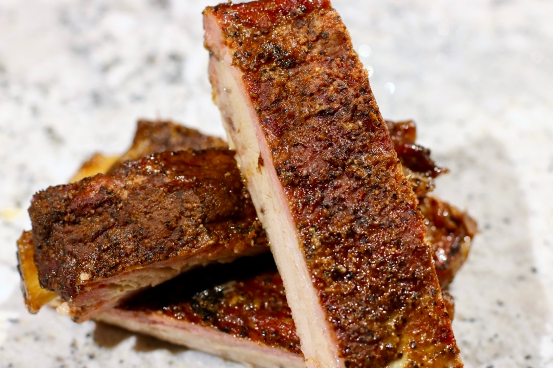 Order 1/2 Rack Ribs(Delivery) food online from Smoak BBQ store, Rochester on bringmethat.com