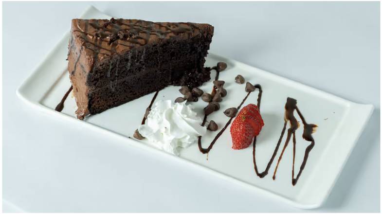 Order Chocolate Tort food online from Mama Mia's store, Gilroy on bringmethat.com