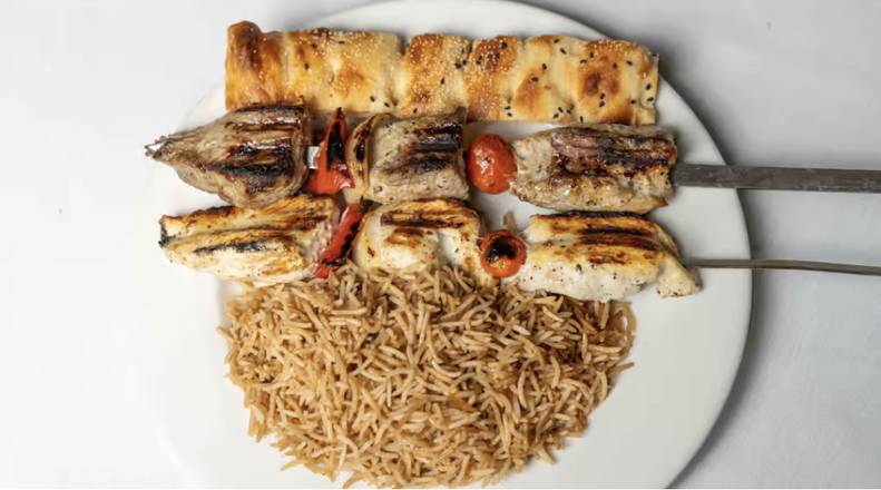 Order Combination Kabob food online from Roya Afghan Cuisine store, Livermore on bringmethat.com