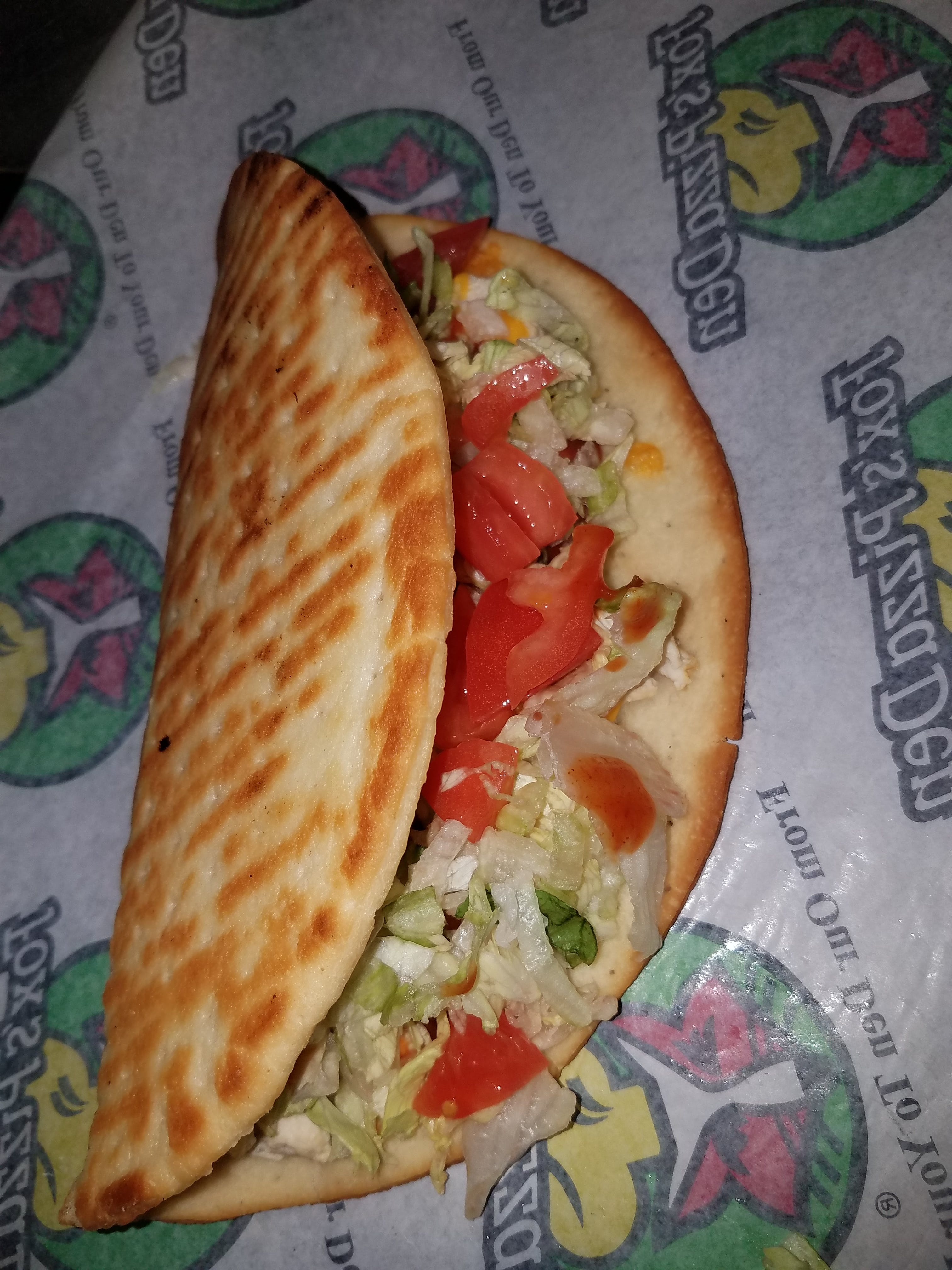 Order Supreme Soft Taco - Taco food online from Fox's Pizza Den store, Parkhill on bringmethat.com