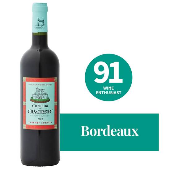Order Chateau de Camarsac Bordeaux Superieur - 750ml food online from Total Wine & More store, Tustin on bringmethat.com