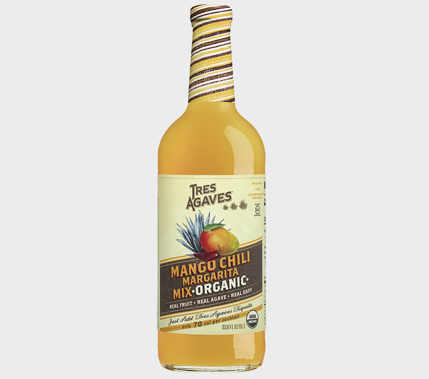 Order Tres Agaves Mango Chili Margarita Mix, 1 Liter  food online from Mirage Wine & Liquor store, Palm Springs on bringmethat.com