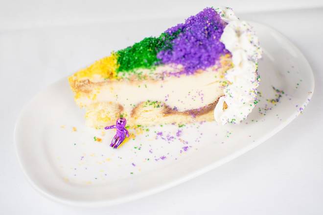 Order Mardi Gras King Cake Cheesecake food online from Copeland's of New Orleans - Harvey store, Harvey on bringmethat.com