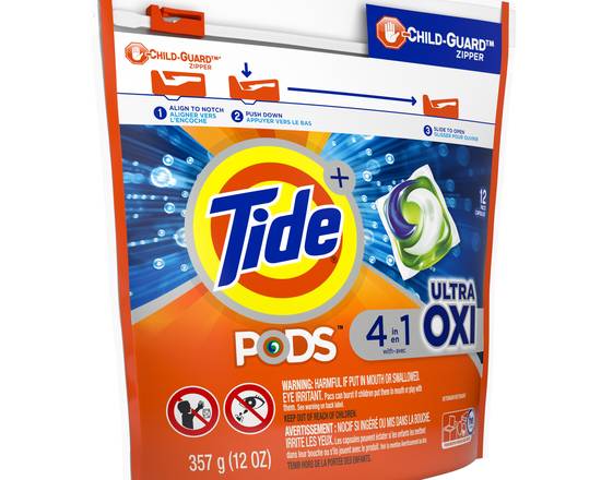 Order Tide Pods Laundry Detergent 12 oz food online from Fair Mart store, Philadelphia on bringmethat.com