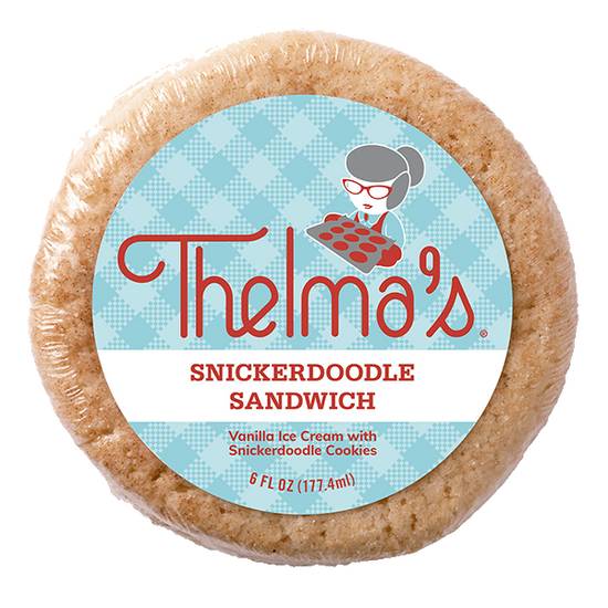 Order Thelma's Snickerdoodle Ice Cream Sandwich food online from Casey store, Millstadt on bringmethat.com