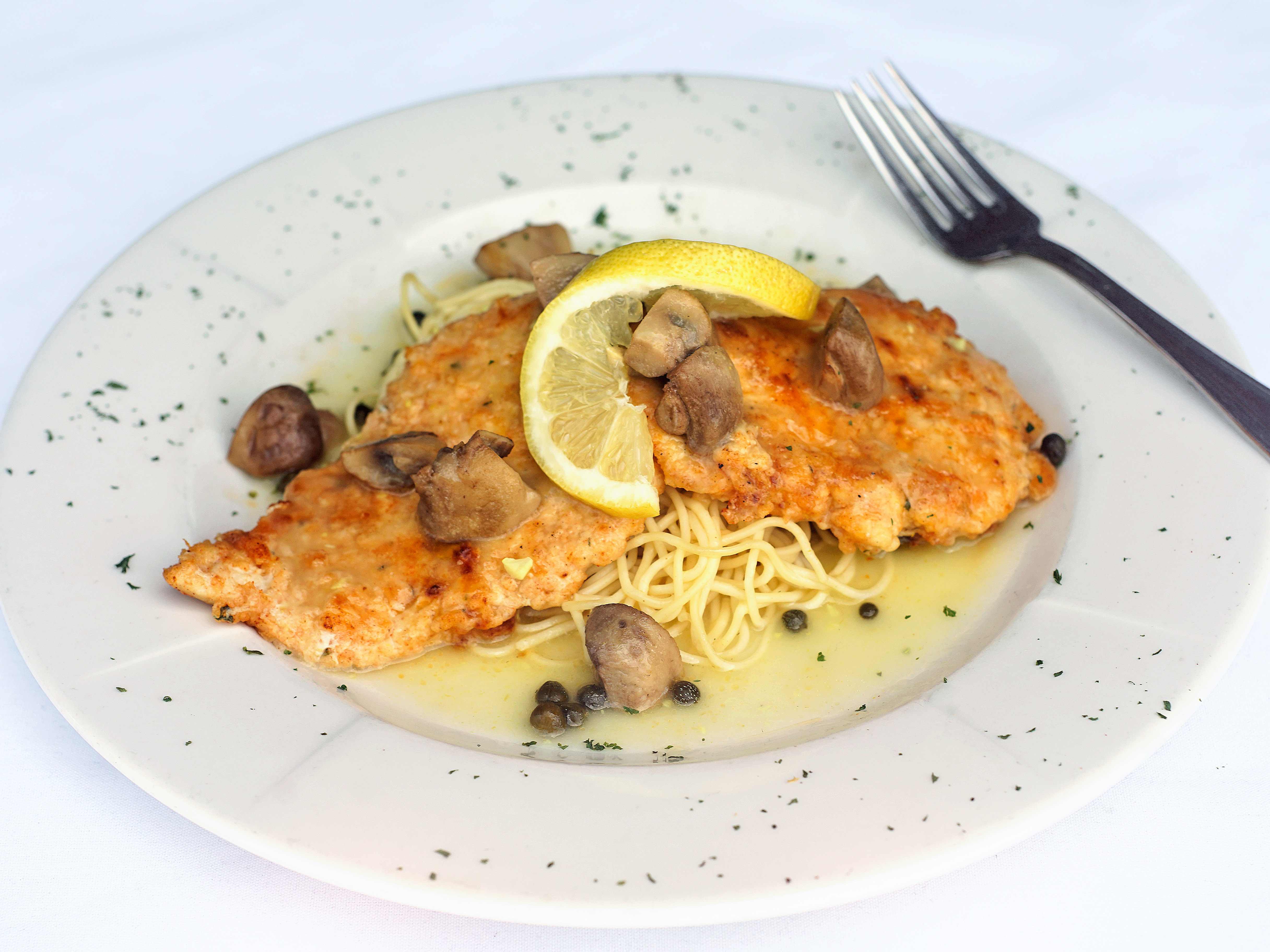 Order Chicken Piccata food online from Loccino Italian Grill & Bar store, Troy on bringmethat.com