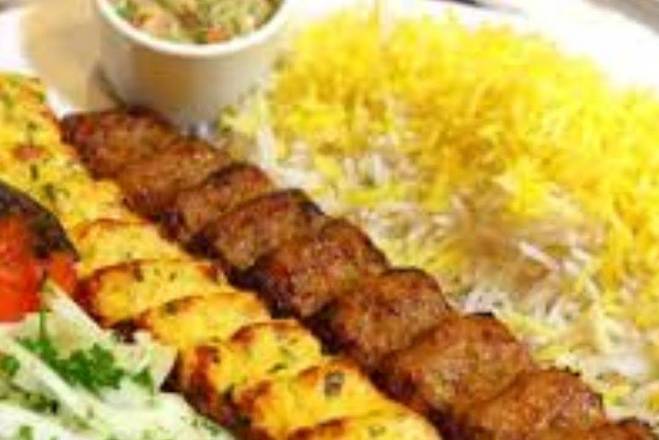 Order Combo kabab plate food online from Usa Halal store, Austin on bringmethat.com