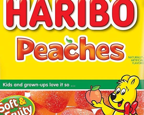 Order Haribo Sour Peaches 5 oz food online from Rebel store, Magna on bringmethat.com
