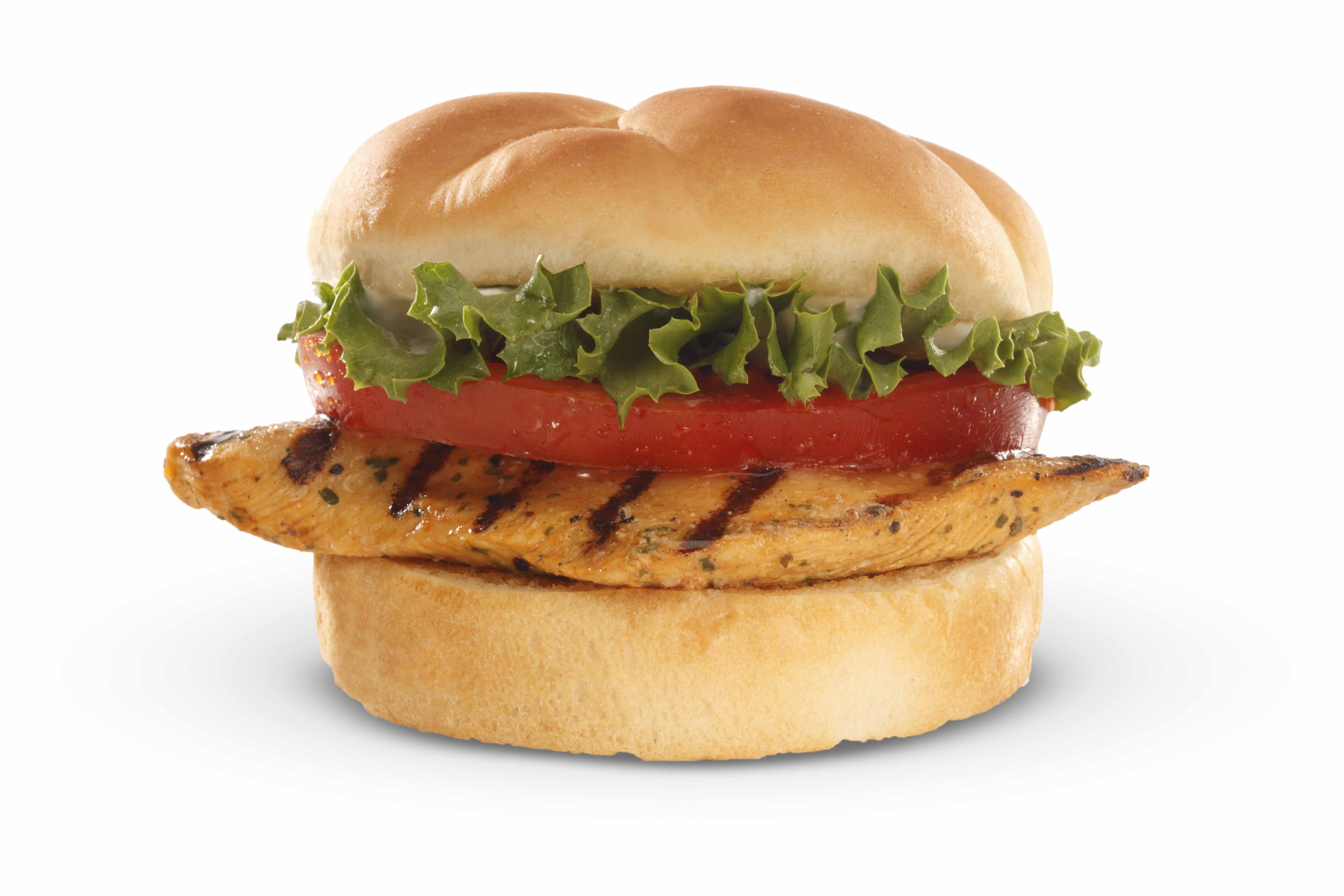 Order Grilled Chicken Sandwich food online from Back Yard Burgers store, Little Rock on bringmethat.com