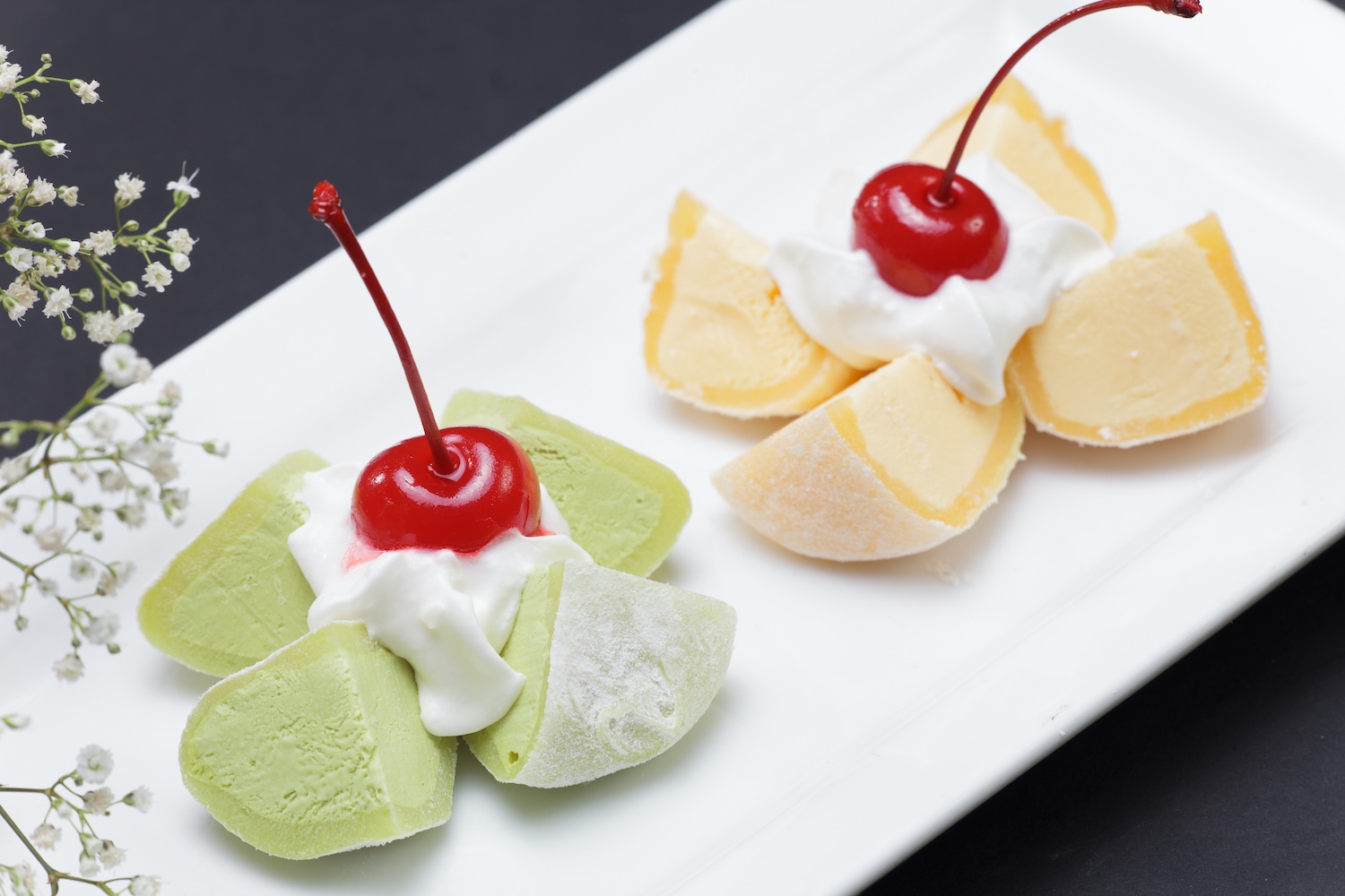 Order 2 Piece Mochi Ice Cream food online from Izumi Japanese Restaurant store, Youngstown on bringmethat.com