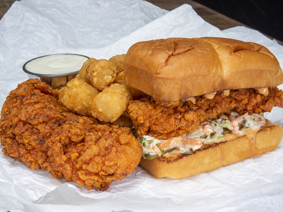 Order 1 Tender & 1 Slider Combo food online from Bad Mutha Clucka store, Phoenix on bringmethat.com