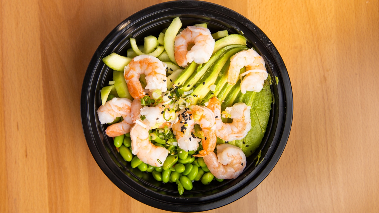 Order One Size (2 protein) food online from Poke Cafe store, North Charleston on bringmethat.com