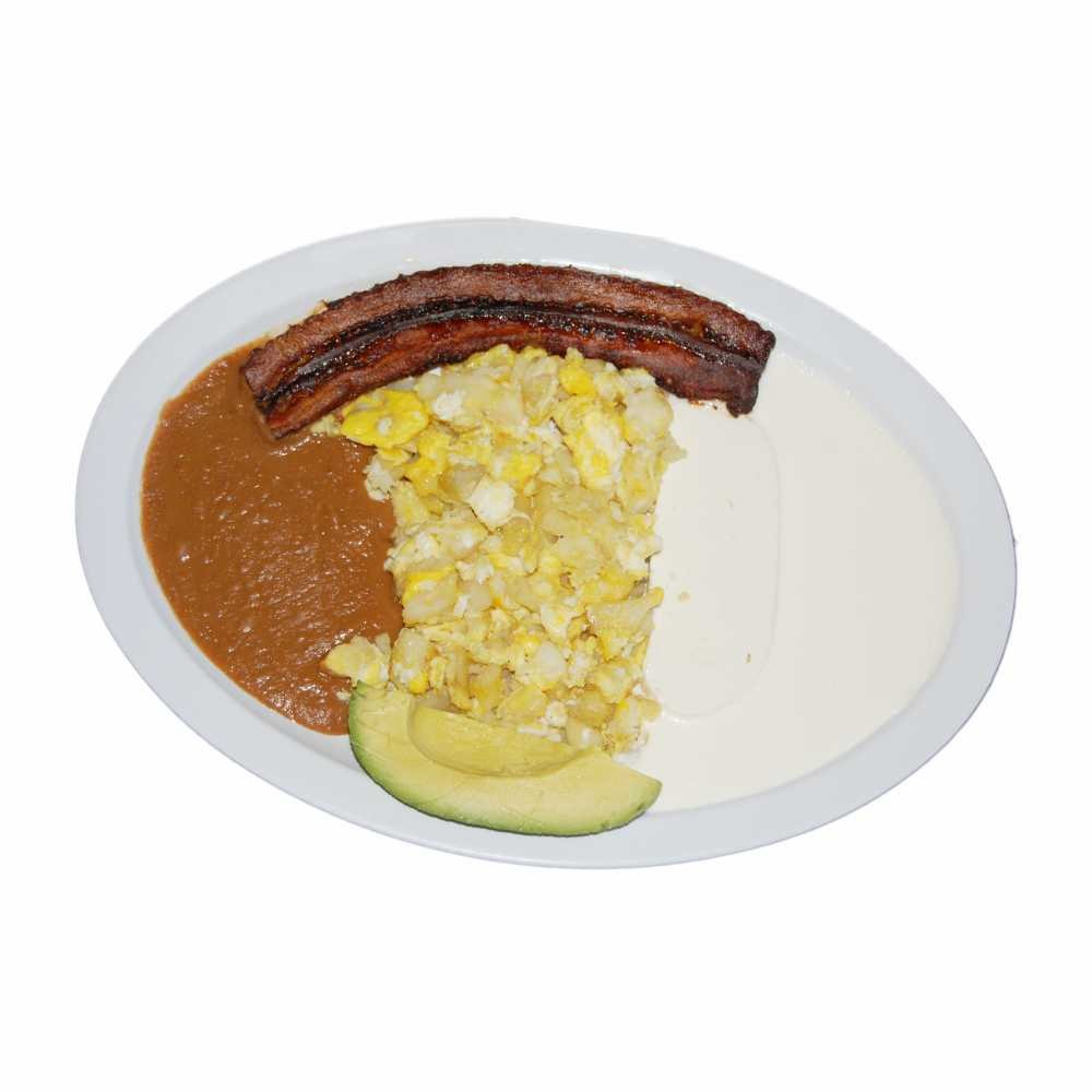 Order Huevos con Papa Breakfast food online from El Tikal store, Lynn on bringmethat.com