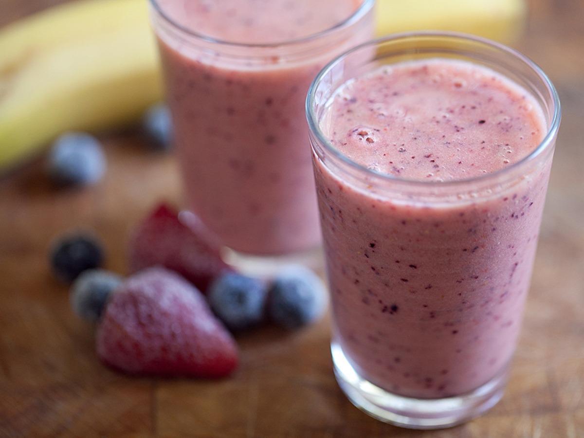 Order Strawberry Blueberry Raspberry Smoothie food online from Yong Kang Street store, Paramus on bringmethat.com