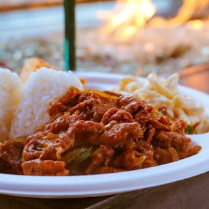 Order Spicy Pork food online from Hapa Asian Fusion store, Beaverton on bringmethat.com