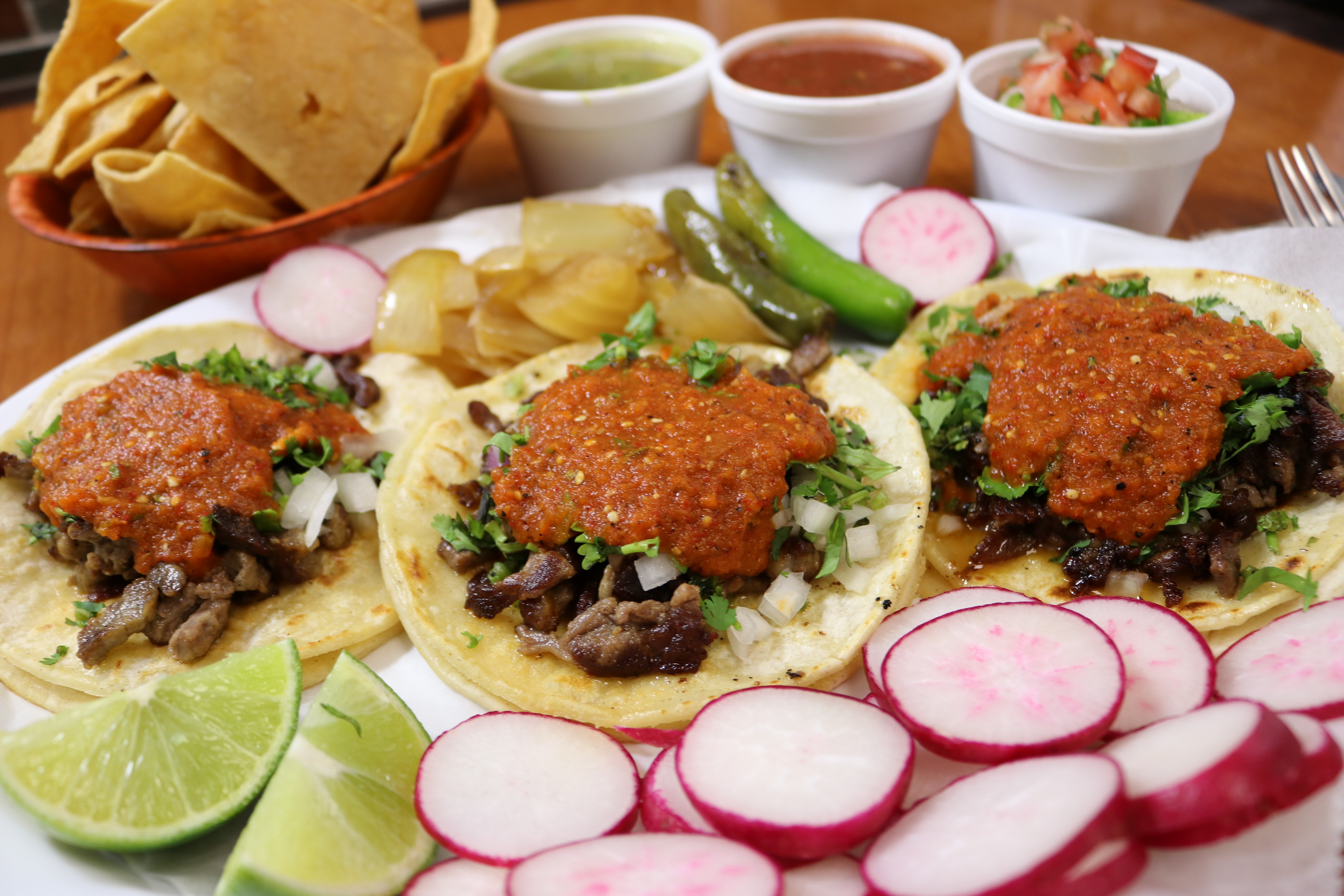 Order Taco Regular food online from Tequilas Taqueria store, San Jose on bringmethat.com