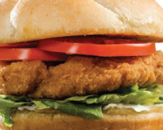 Order Hot Rascal Crispy Chicken Sandwich food online from Rascal House Pizza Cafe store, Cleveland on bringmethat.com