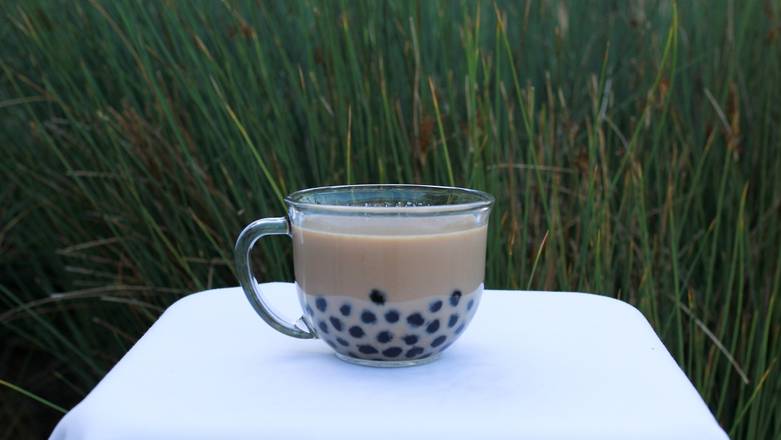 Order Honey Black Milk Tea, Hot (Medium) food online from Cha For Tea store, Irvine on bringmethat.com