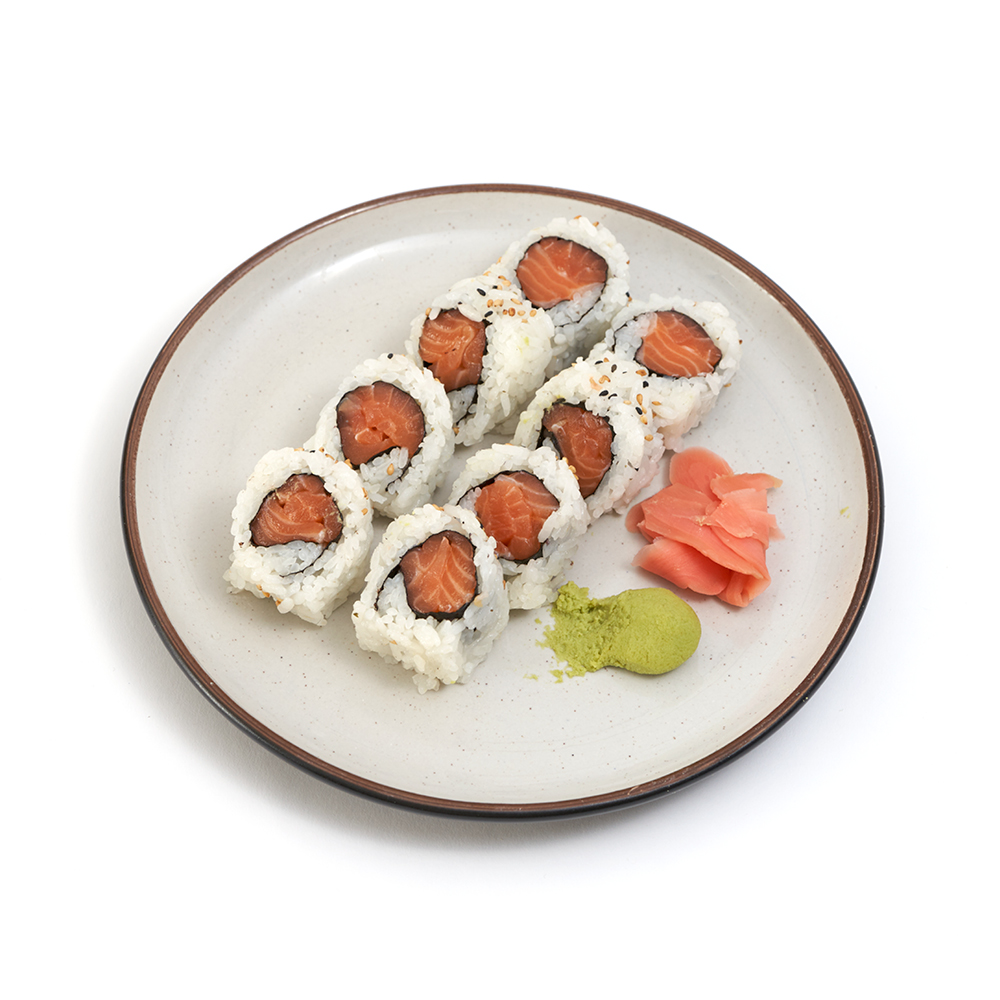 Order Salmon Roll food online from Yogis Grill Teriyaki & Roll store, Mesa on bringmethat.com