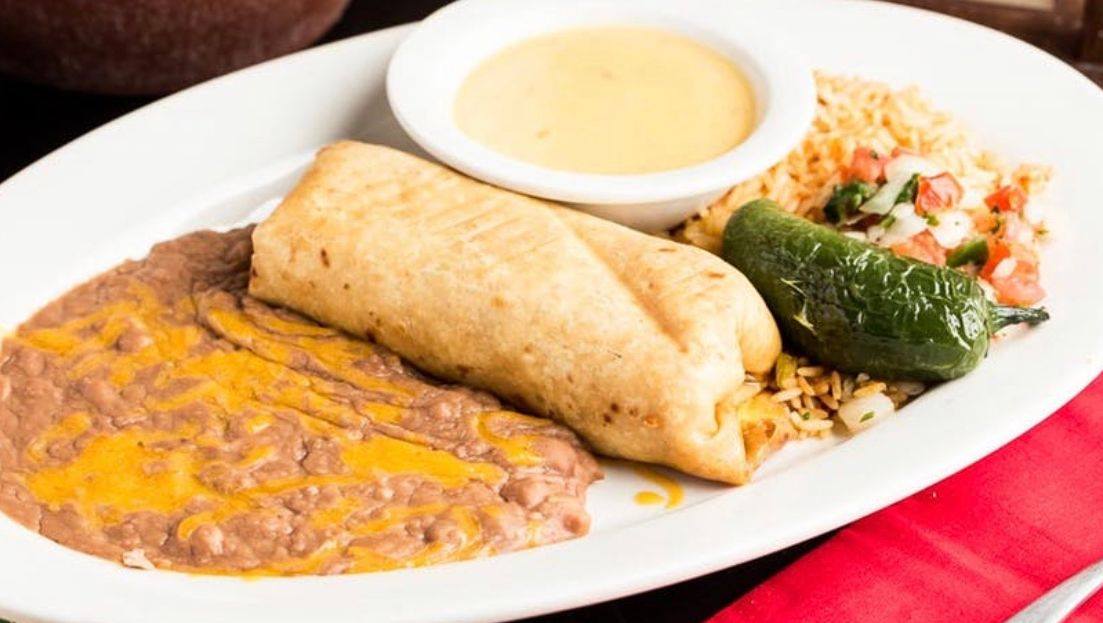 Order Chimichanga food online from Cafe Del Rio store, Lufkin on bringmethat.com