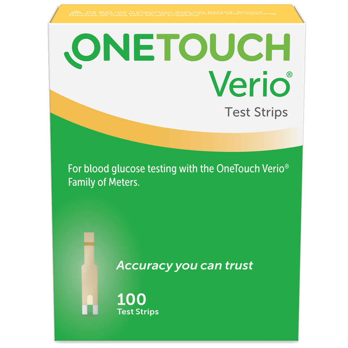 Order OneTouch Verio Test Strips - 100 ct food online from Rite Aid store, SUFFOLK on bringmethat.com