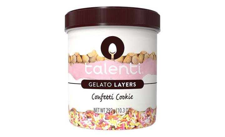 Order Layers Confetti Cookie Pint food online from The Ice Cream Shop store, Gilbert on bringmethat.com