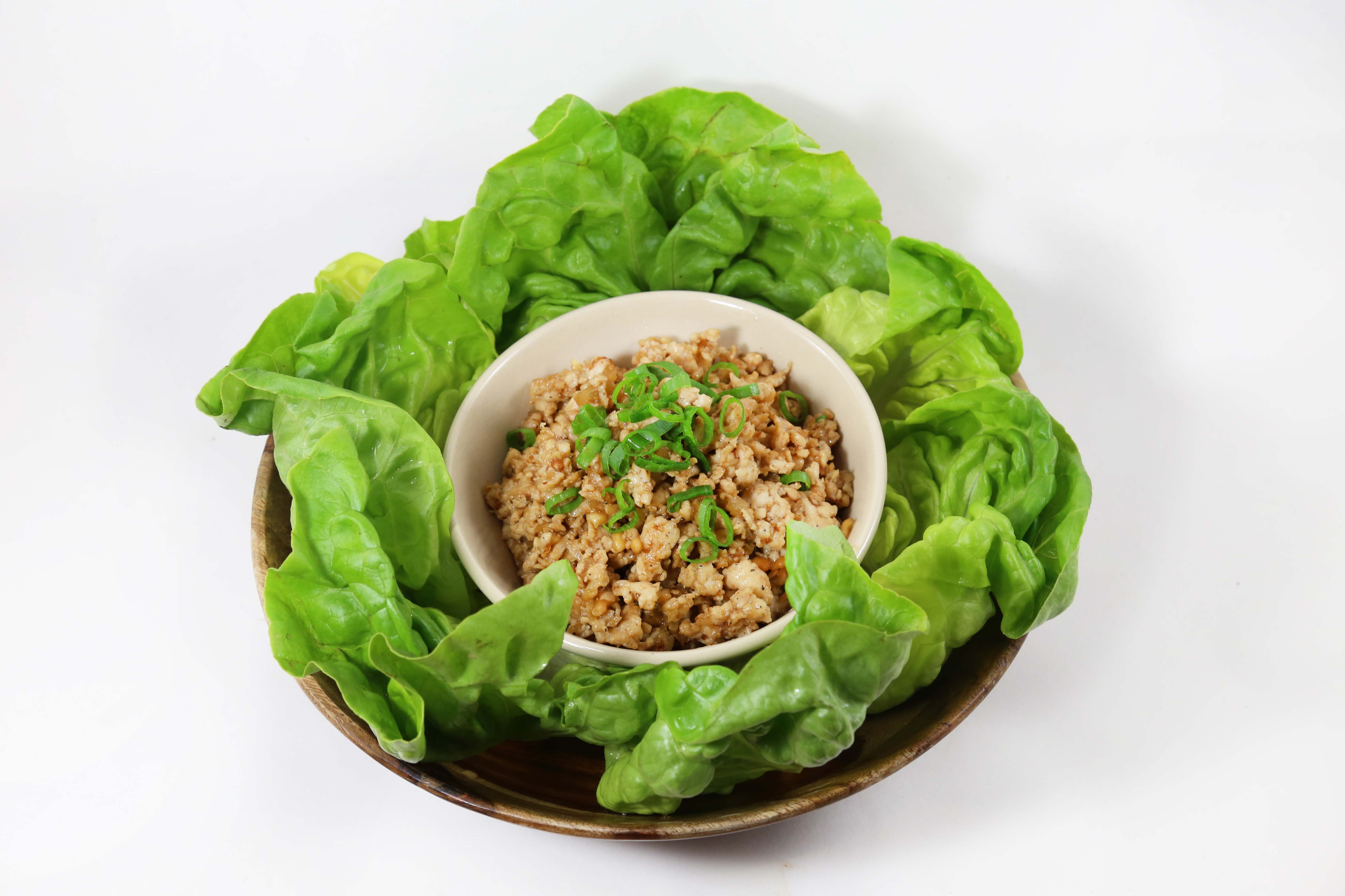 Order 100. Eto'o's Chicken Lettuce Wrap food online from Eto'o store, Chicago on bringmethat.com