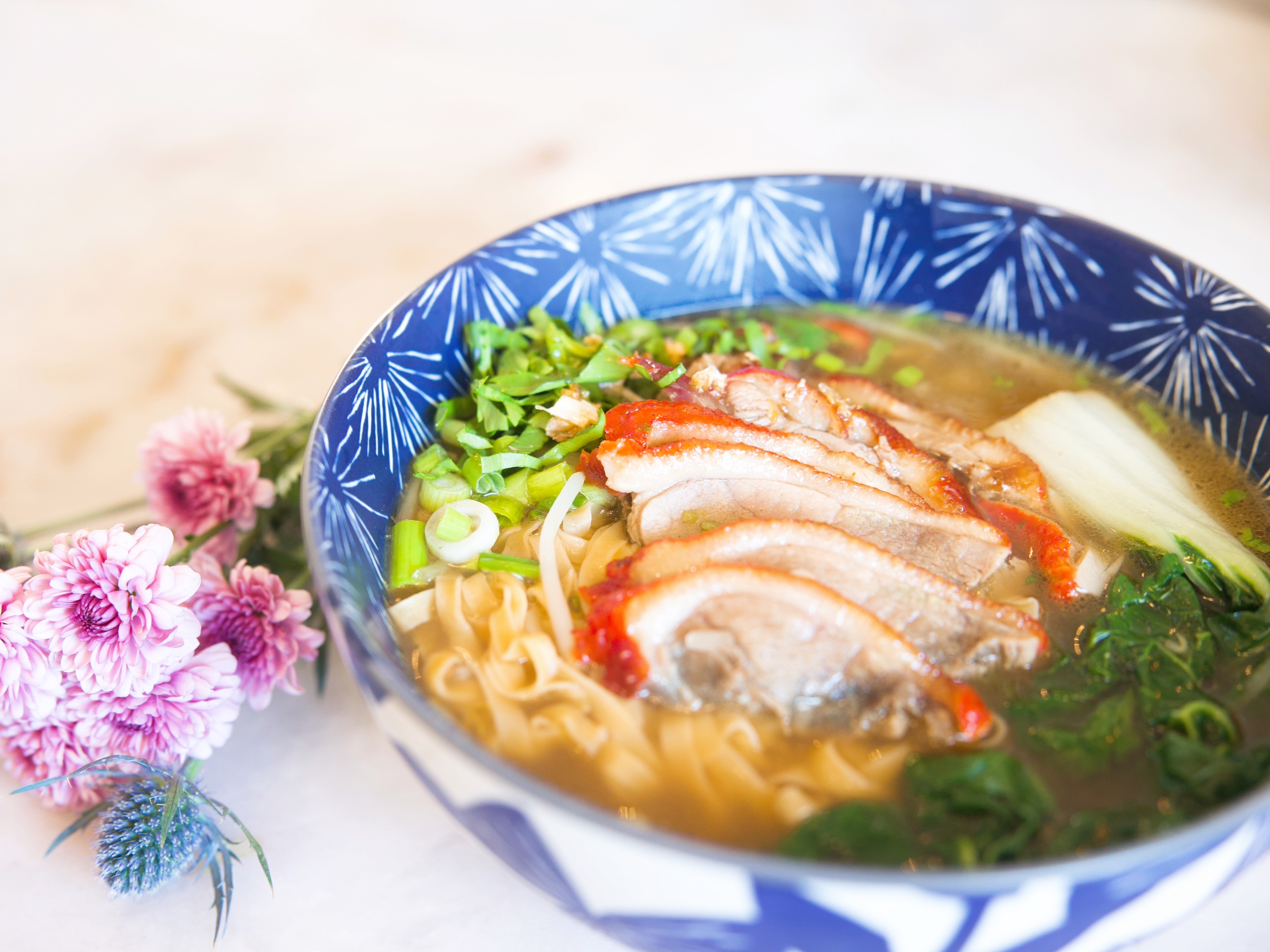 Order Duck Noodle Soup      food online from Charm Thai Bistro store, Oakland on bringmethat.com