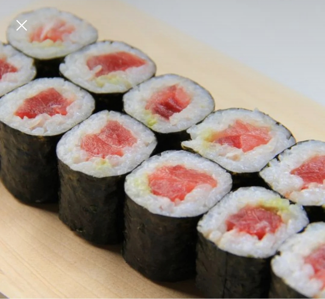 Order Tuna Roll (6pcs) food online from Taki Japanese Steakhouse store, Atlanta on bringmethat.com