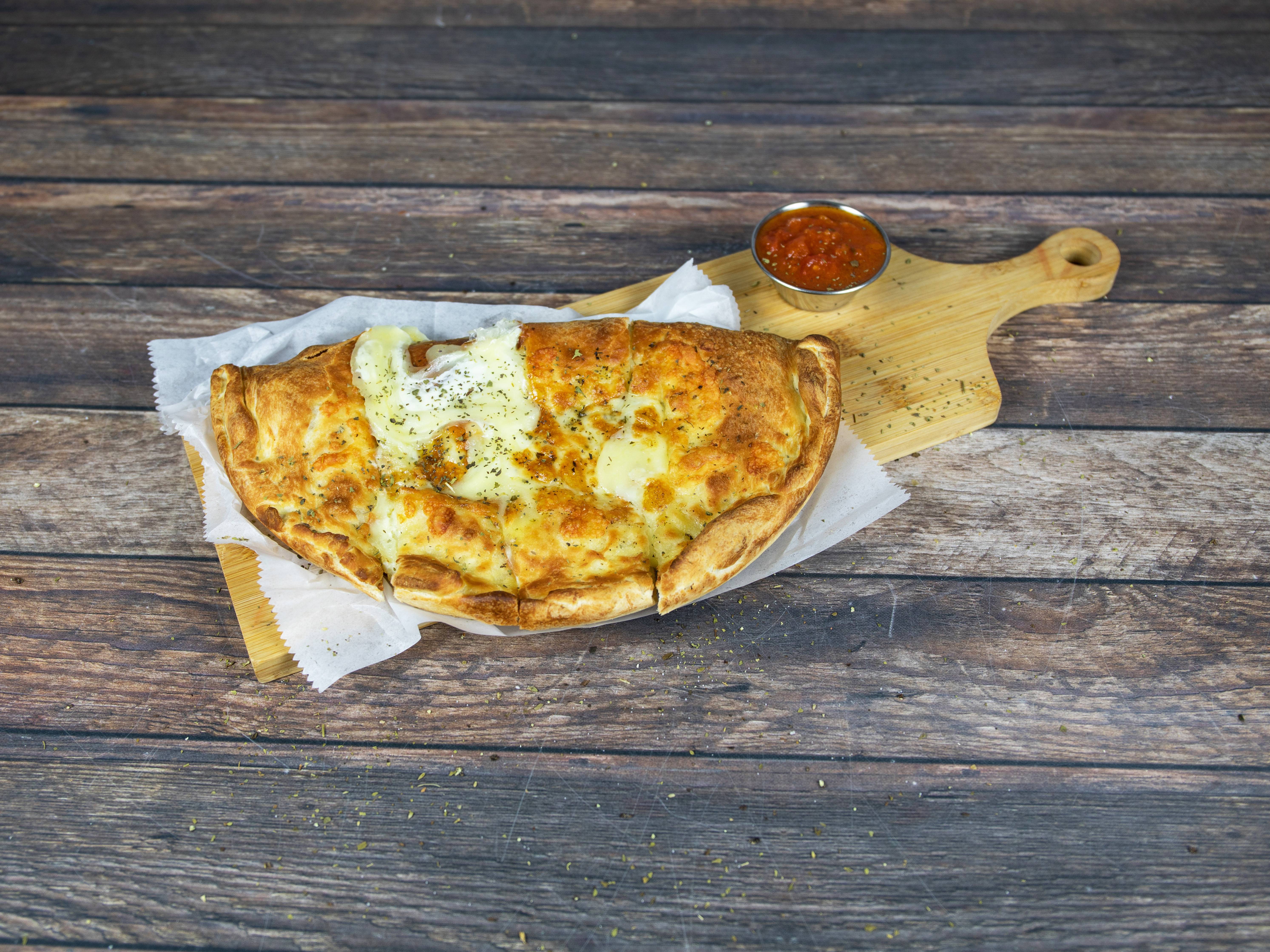 Order Cheese Lovers Calzone food online from Boston House of Pizza store, Watertown on bringmethat.com