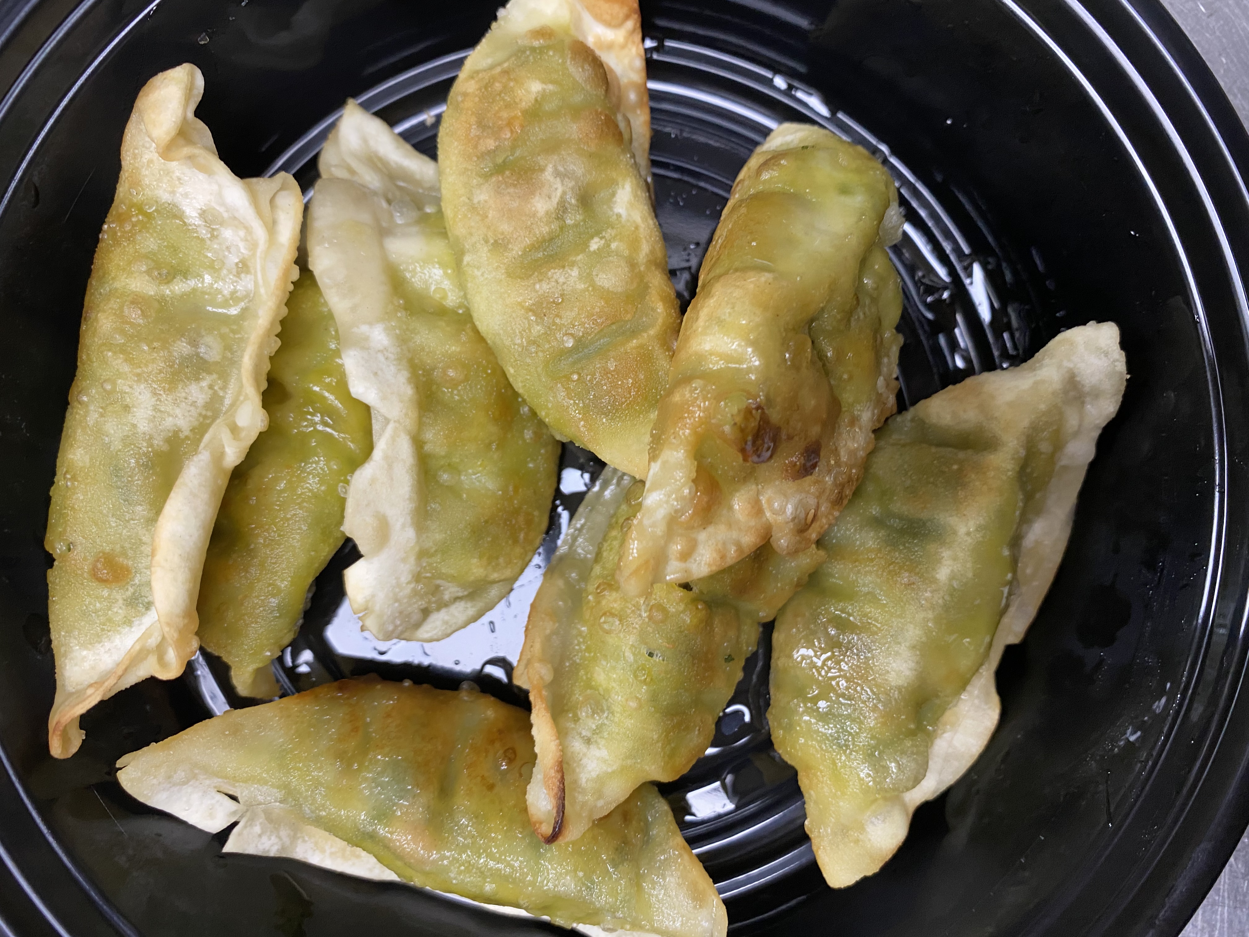 Order  Fried Vegetable dumplings  food online from King Chef Chinese Restaurant store, West Haven on bringmethat.com