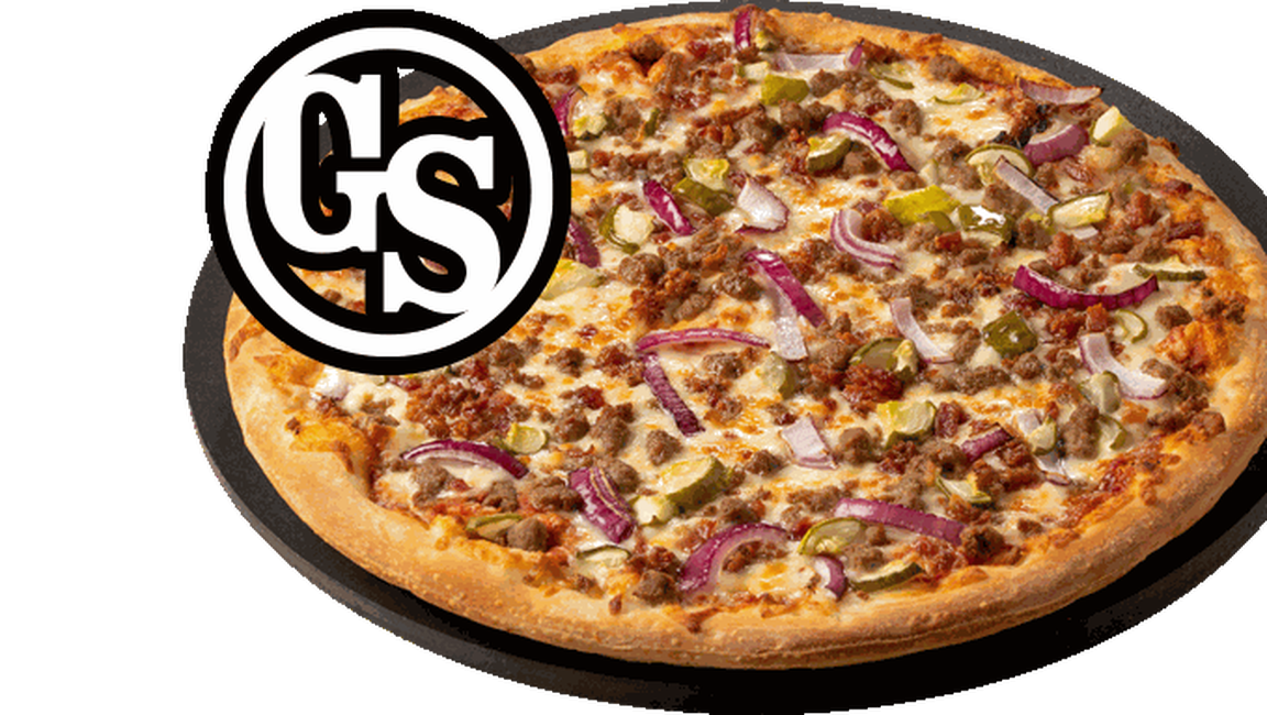 Order GS Bacon Cheeseburger food online from Pizza Ranch store, Lincoln on bringmethat.com