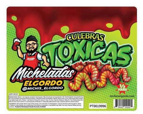 Order Toxicas Neon Worms food online from Windy City Liquor Market store, El Cajon on bringmethat.com