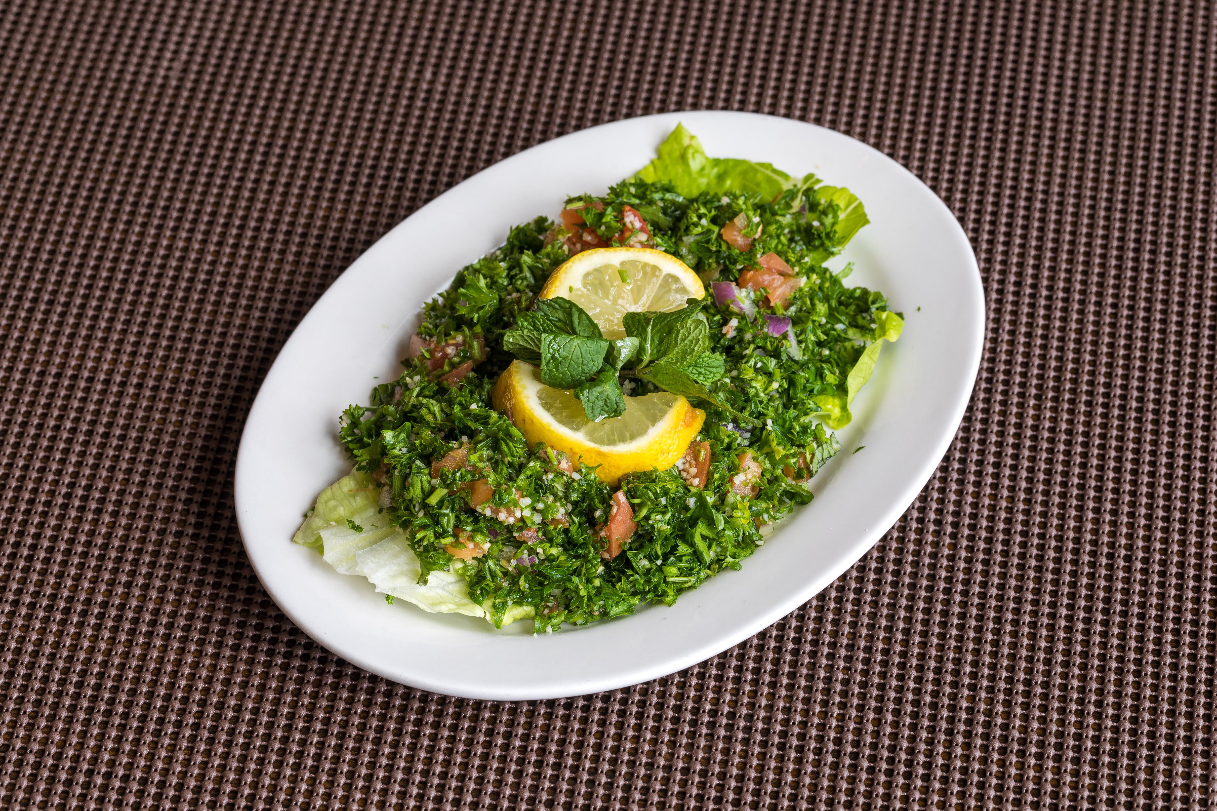 Order Tabbouleh Salad food online from Rockn Wraps store, Redwood City on bringmethat.com