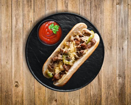 Order Philly Steak Club Sub food online from Sub Cult store, Oklahoma City on bringmethat.com