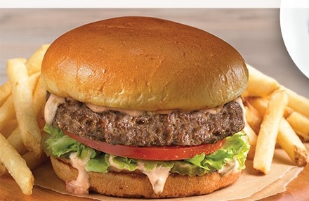 Order Original Burger food online from Marie Callenders Restaurant & Bakery store, Salt Lake City on bringmethat.com