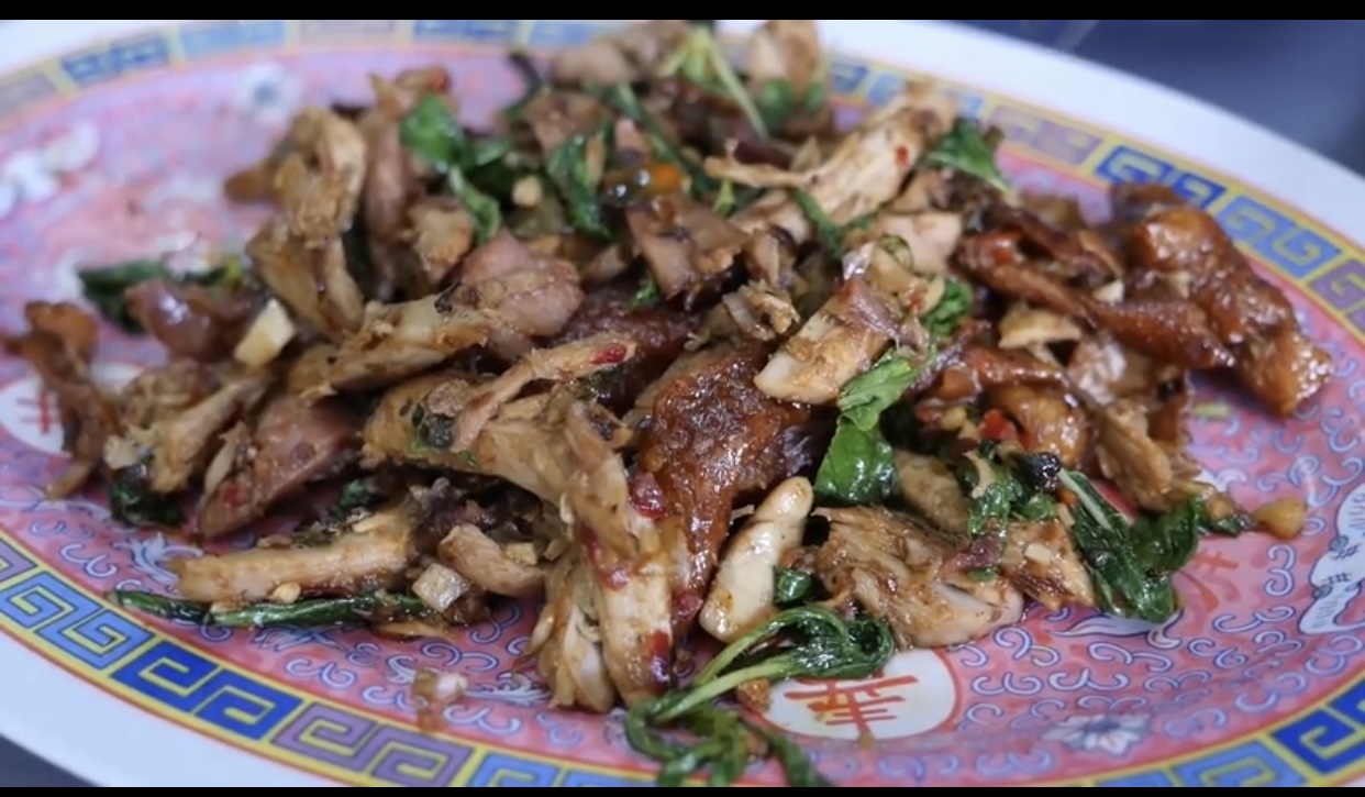 Order Basil Crispy Duck food online from Srithai Kitchen store, Snellville on bringmethat.com