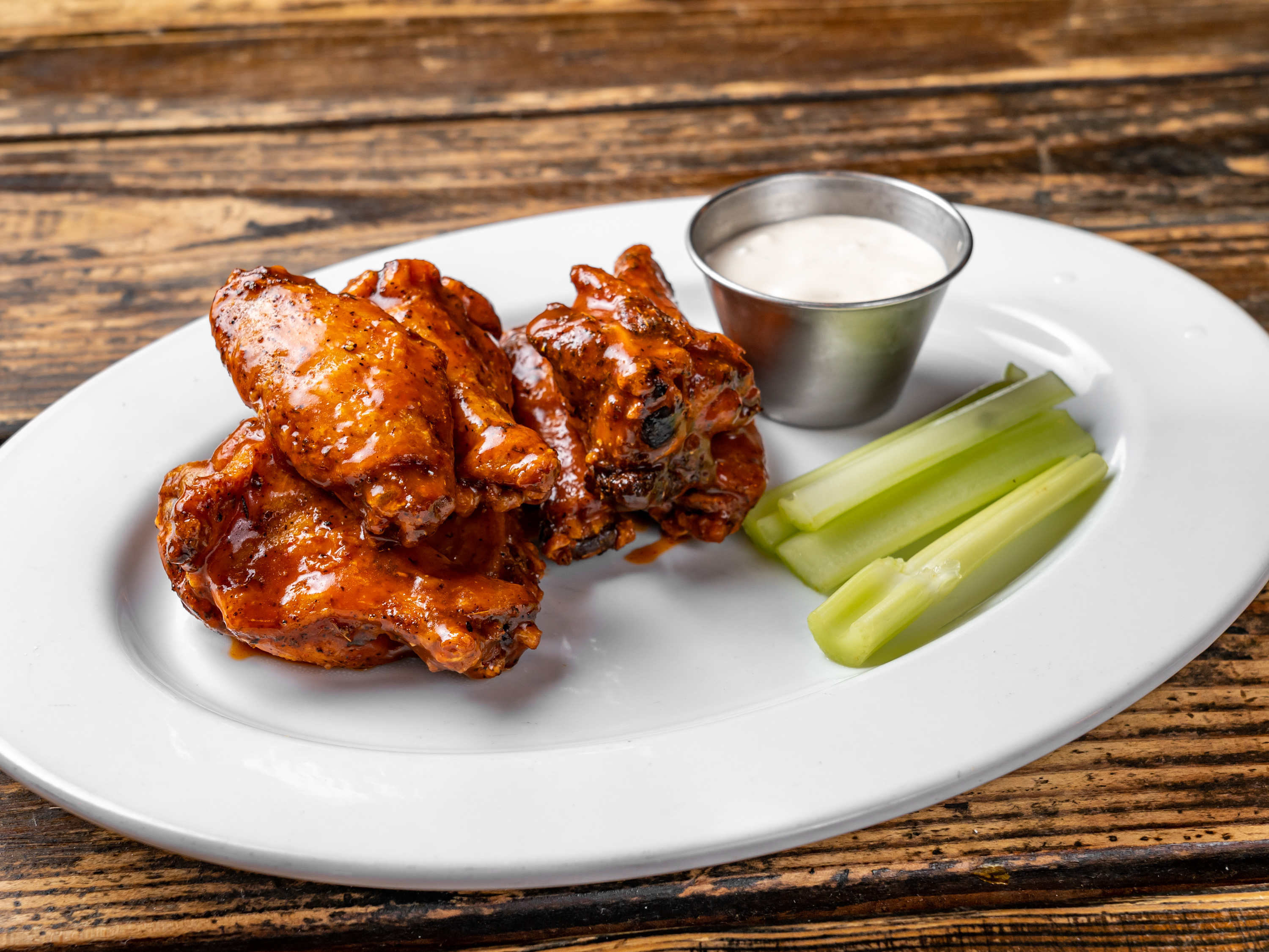 Order Buffalo Chicken Wings food online from Burger club store, Astoria on bringmethat.com