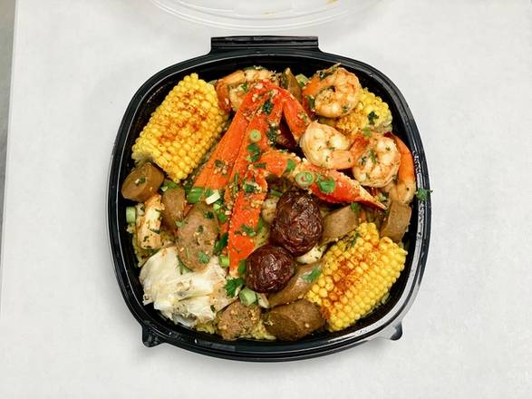 Order *Crab, Shrimp & Sausage Platter food online from Bailey Seafood store, Buffalo on bringmethat.com